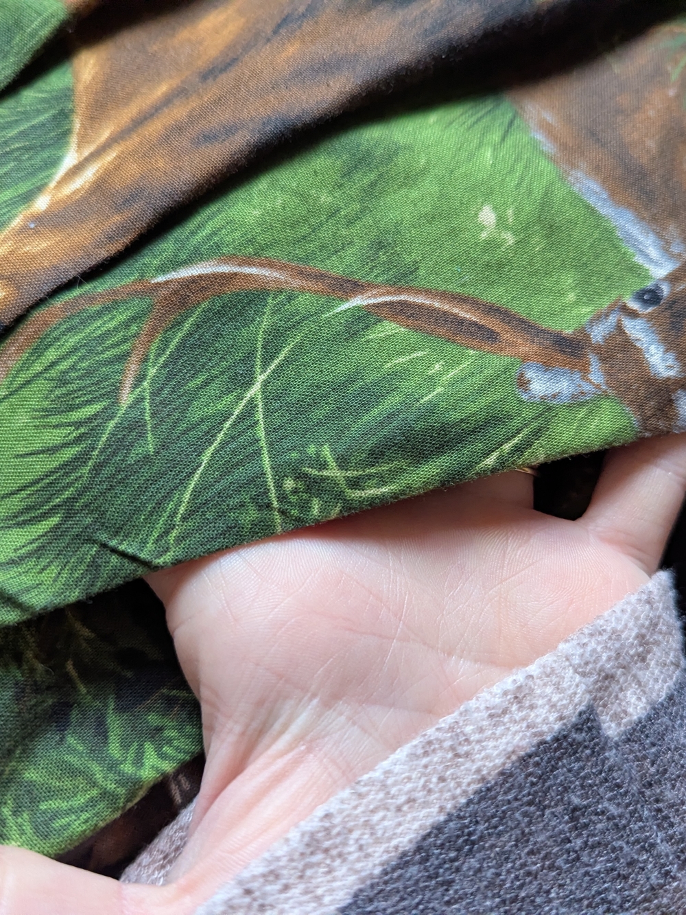 Birds of North America Forest Print Long Sleeve Dress in Green and Brown - Picture 5 of 9